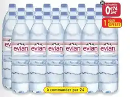 Maximo Lot de 3 packs de 6 bouteilles d'evian offre