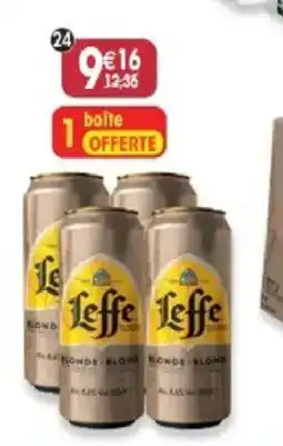 Maximo Lot de 3 boîtes de leffe blonde 6,6" offre
