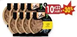 Maximo Lot de 8 boîtes de filets les éffilés de poulet Sheba offre
