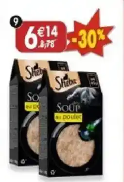 Maximo Lot de 2 boîtes de 4 sc 4 soupes. aux filets de poulet sheba offre