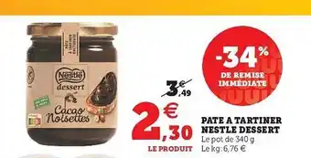 U Express Pâte à Tartiner Nestlé Dessert offre