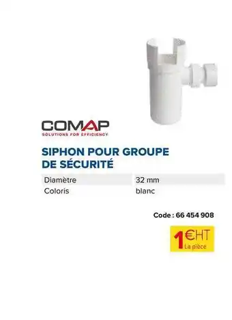 Prolians Siphon Pour Groupe De Securite offre