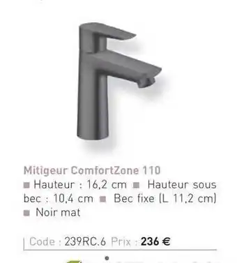 Mitigeur Comfortzone 110