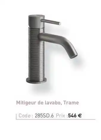 Mitigeur De Lavabo, Trame