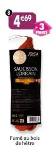 Maximo Saucisson fumé lorrain offre