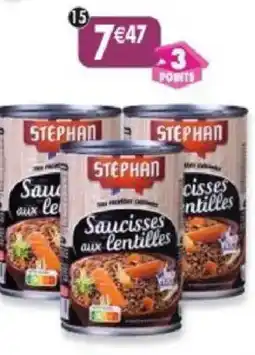 Maximo Lot de 3 boîtes 1/2 de saucisses aux lentilles offre