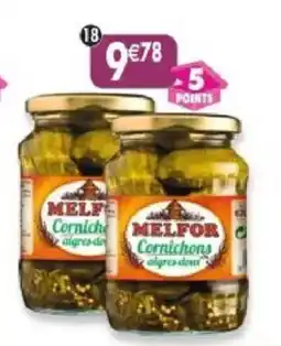 Maximo Lot de 2 bocaux de cornichons aigres-doux offre