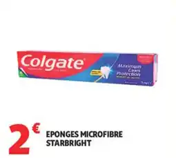 Auchan Supermarché Eponges microfibre starbright offre