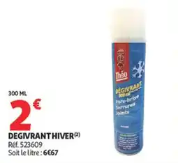 Auchan Supermarché Degivrant hiver offre