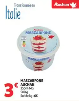 Auchan Supermarché Mascarpone auchan offre