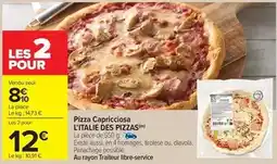 Carrefour Market L'italie des pizzas - pizza capricciosa offre