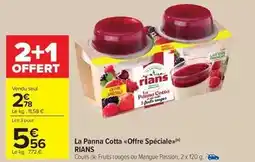 Carrefour Market Rians - la panna cotta offre spécialex offre