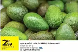 Carrefour Market Carrefour - avocat mur à point sélection offre
