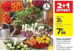 Carrefour Market Foire à la botte offre