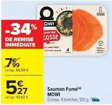 Carrefour Market Cot - saumon fume offre