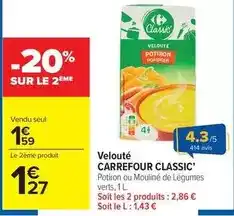 Carrefour Market Carrefour - velouté offre