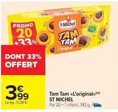 Carrefour Market St michel - tam tam l'original offre