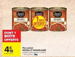 Carrefour Market Raynal & roquelaure - plat cuisiné offre