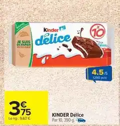 Carrefour Market Ferrero rocher - kinder délice offre