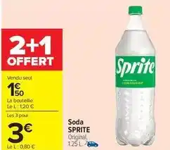 Carrefour Market Sprite - soda offre