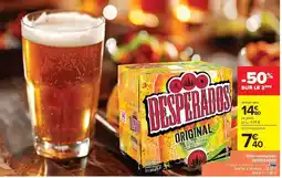 Carrefour Market Desperados - bière blonde offre