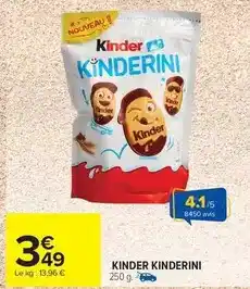 Carrefour Market Ferrero rocher - kinder kinderini offre