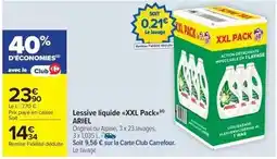 Carrefour Market Ariel - lessive liquide offre