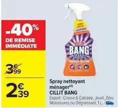 Carrefour Market Bang - spray nettoyant ménager offre
