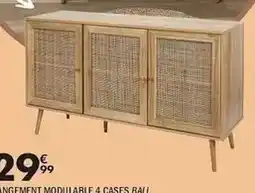 La Foir'Fouille Lingement modilarle 4 cases rail offre
