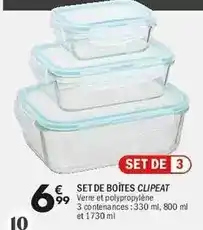 La Foir'Fouille Set de boîtes offre