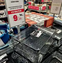 Stokomani Cook'keen - egouttoir noir en plastique avec bac 41.5x30.5x14cm offre