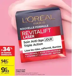 Carrefour Drive L'oréal - soins revitalift offre