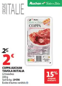 Auchan Supermarché Coppa auchan tavola in italia offre