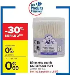 Carrefour Drive Carrefour - bâtonnets ouatés soft offre