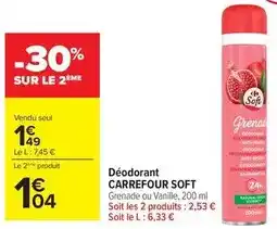Carrefour Drive Carrefour - deodorant soft offre