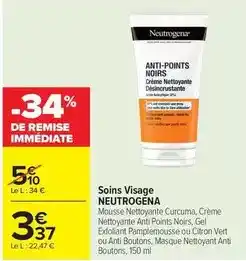 Carrefour Drive Neutrogena - soins visage offre