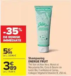 Carrefour Drive Energie fruit - shampooing offre
