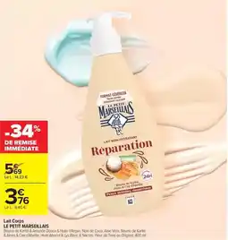 Carrefour Drive Le petit marseillais - lait corps offre