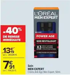 Carrefour Drive L'oréal - soin men expert offre