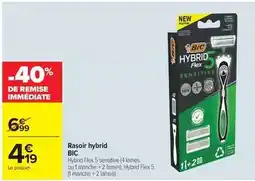 Carrefour Drive Bic - rasoir hybrid offre