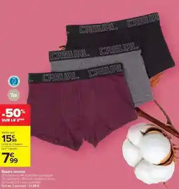Carrefour Drive Tex - boxers homme offre