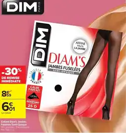 Carrefour Drive Dim - collant diam's jambes fraisateur armés offre