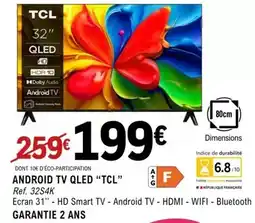 E.Leclerc Tcl - android tv qled offre