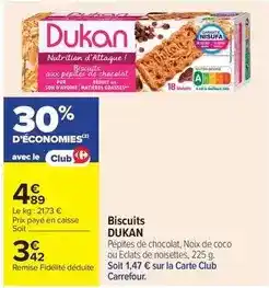Carrefour Drive Carrefour - biscuits offre