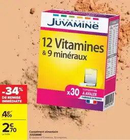 Carrefour Drive Juvamine - complément alimentaire offre