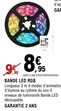 E.Leclerc Bande led rgb offre
