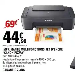 E.Leclerc Canon - imprimante multifonctions jet d'encre pixma offre