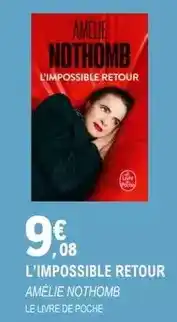 E.Leclerc Le livre de poche - l'impossible retour offre