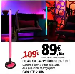 E.Leclerc Jbl - eclairage partylight-stick offre