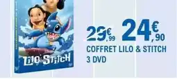 E.Leclerc Stitch - coffret lilo & 3 dvd offre